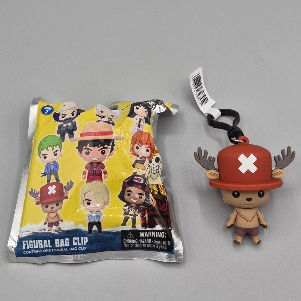 One Piece Netflix Series 2 Chopper 3D Figural Bag Clip Monogram 32745